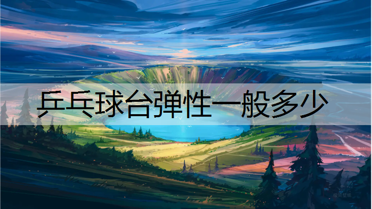 乒乓球台弹性一般多少
