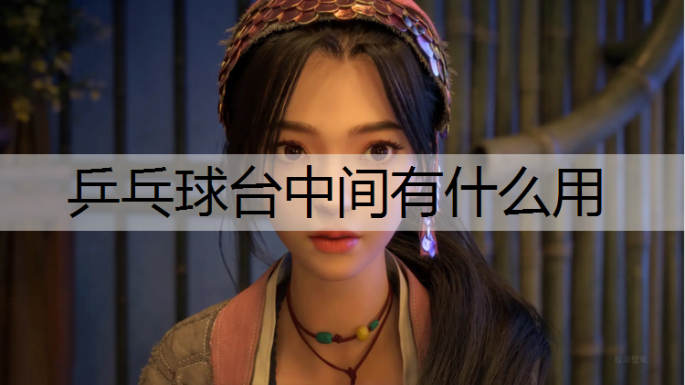 乒乓球台中间有什么用